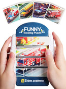 16-Piece Rotating Puzzles for Kids 4-6, Toddlers Puzzles 3-4, Road Trip, Airplane Activities Game, Travel Toys - Brain Teaser, Fine Motor Skills - Birthday Gifts Boys Girls - Special Vehicle by TinyTreasures Baby Boutique