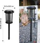 EcoGreen Outdoor Pathway Solar Light, 4pcs Pack,Garden Patio Balcony Walk Way Lights, Aluminum Leg, 5000K Daylight, IP65 Waterproof, 2.44*13.4in by CozyNest Decor