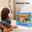 Kids Tablet, 10.1 Inch Tablet for Kids Android 14, 64GB Octa-Core, WiFi, Big Battery, Kids Space, Parental Control 1280 * 800 HD Display Children Tablets Blue by TinyTreasures Baby Boutique