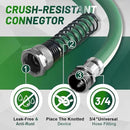 Heavy Duty Garden Hose 25 ft 50 ft 100 ft – Outdoor Hybird Water Hose with Solid Fitting - Flexible, Kinkless, Lightweight Garden Hose for Lawn Watering, Car Washing - Burst 500 Psi (25 ft) by GreenHaven Gardens