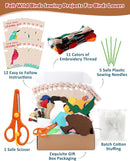 CiyvoLyeen Wild Birds Sewing Craft Kit Animal Sewing Kit for Boys and Girls Beginners Set of 12 Sewing Projects Gift for Kids by TinyTreasures Baby Boutique