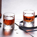 KAMMAK Crystal Whiskey Glasses Set of 2, Handcrafted 2.03oz Old Fashioned Glasses Stemless, Luxury Liquor Glasses, Hand Blown Scotch Cup for Women, Men Barware Gift for Cocktail, Bourbon by CozyNest Decor