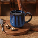 famiware Coffee Mugs Set of 4, Starlight 11 oz Mug Cup Set with Handle for Coffee, Tea, Cocoa, Milk - Ceramic Stoneware Mug Set, Nebulas Blue by CozyNest Decor