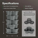 VIVOSUN 2-Pack 5 Tier Vertical Gardening Stackable Planter for Strawberries, Flowers, Herbs, Vegetables, Grey by GreenHaven Gardens