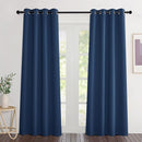 NICETOWN Moroccan Blue Blackout Curtains 84 inch Length 2 Panels, Grommet Thermal Insulated Window Treatments Light & Sound Reducing Drapes for Living Room/Bedroom, W46 x L84 by TinyTreasures Baby Boutique