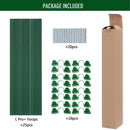 MAXPACE Greenhouse Hoops for DIY 2.7ft or Wider Grow Tunnel, Rust-Free Fiberglass Support Hoops Frame for Garden Fabric, Plant Support Garden Stakes, Gardening Supplies, 25pcs by GreenHaven Gardens
