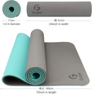 Yoga Mat Non Slip, Eco Friendly Fitness Exercise Mat with Carrying Strap,Pro Yoga Mats for Women,Workout Mats for Home, Pilates and Floor Exercises by TinyTreasures Baby Boutique