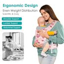 Baby Carrier Newborn to Toddler, Ergonomic Adjustable Toddler Carriers for 7-66 Lbs, Cozy Lightweight Infant Carrier with Neck Support, Baby Holder Carrier with Lumbar Support for Mom Dad by TinyTreasures Baby Boutique