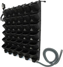 36 Pockets Hanging Planter Bags, Vertical Wall Mounted Plant Planting Grow Bags, Stackable Wall Planter with Timer, Self Watering Hanging Planters for Outdoor Indoor Garden-Black by CozyNest Decor