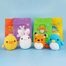The Woobles Crochet Kit for Beginners - Easy Arts and Crafts Knitting & Crochet Animals Kit All in One Bundle As Seen On Shark Tank - (Penguin,Chick,Fox & Bunny) with Easy Peasy Yarn by TinyTreasures Baby Boutique
