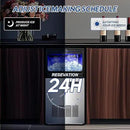 Commercial Ice Maker Machine, 110LBS/24H with 35=0LBS Storage Bin, 15" Wide Built-in Undercounter/Freestanding Ice Maker Machine for Home Bar Outdoor, 40PCS Ice Cubes Ice Machine, Self Cleaning by CozyNest Decor