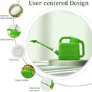 Qilebi 2 Gallon Watering Can for Outdoor Plants, Plant Watering Cans with Removable Long Spout and Stainless Steel Sprinkler Head, Large Plastic Watering Can for Garden Flowers Plants Light Green by GreenHaven Gardens