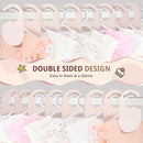 Baby Closet Dividers, Double Sided Nursery Clothes Size Separators for Newborn to 2T, Round, Neutral, 8 Pcs by TinyTreasures Baby Boutique
