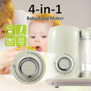 Baby Food Maker, 4 in 1 Baby Food Processor and Steamer, Puree Blender, Multifunctional Baby Puree Maker, Dishwasher Safe (Green) by TinyTreasures Baby Boutique