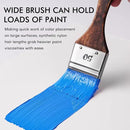 25pcs Paint Brush Set, Fuumuui Acrylic Paint Brushes, Professional Artist Series with Wide Flat, Filbert, Fan, Dagger, Cat Tongue, Round, Angle, Rigger for Oil, Acrylic Canvas Paintings, Face Painting by CozyNest Decor