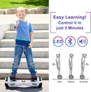 SISIGAD Scooters for Kids Ages 6-12, with Built-in Bluetooth Speaker and 6.5" Colorful Lights Wheels, Safety Certified Self Balancing Scooter Gift for Kids by TinyTreasures Baby Boutique