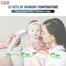 CEM DT-8807S FDA CE Digital Thermometer for Adults and Kids, No Touch Forehead Thermometer for Baby, 2 in 1 Body Surface Mode Infrared Temperature Gun with Fever Alarm and Instant Accuracy Readings by TinyTreasures Baby Boutique