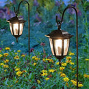Dynaming 6 Pack Solar Hanging Lights Outdoor, Solar Powered Garden Decorative Lanterns with 6 x 38 Inch Shepherd Hooks, Waterproof Landscape Lighting for Lawn Patio Yard Pathway Driveway, Warm White by GreenHaven Gardens