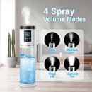 2.1 Gal Humidifiers for Bedroom Large Room, 4 Levels Cool Mist Humidifier with Clear Tank, 7 Color Lights Essential Oil Diffuser with 16H Timer, Top Fill Air Humidifier for Home Plants Office by TinyTreasures Baby Boutique