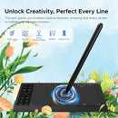 Graphic Drawing Tablet, ienRon 10x6.25 Inch,Digital Graphics Tablets for PC and Computer/Pad- 8192 Pressure Battery-Free Pen, 12 Hot Keys, Compatible Windows/Android, Includes Stand,Good Gifts,Black by TinyTreasures Baby Boutique