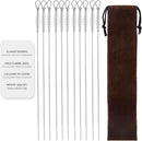 16"" 12 Pack - Metal Skewers Flat Long Kabob Skewers Reusable BBQ Barbecue Shish Sticks Skewers for Grilling, Stainless Steel, Sliver by GreenHaven Gardens