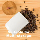 Ceramic Canister Set for Kitchen, 3pcs White Ceramic Kitchen Canisters for Countertop with Airtight Wood Lids, Large Flour and Sugar Containers for Coffee, Tea, Spice by CozyNest Decor