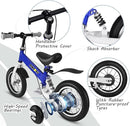Balance Bike 2 in 1,The Dual Use of a Kids Balance Bike and Kids Bike,12 14 Inches for 2-6 Years Old,with Shock Absorbers, Fenders, Pedals, Auxiliary Wheels by TinyTreasures Baby Boutique