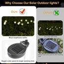 Firefly Garden Lights Solar Outdoor - 80 LED Solar Firefly Lights Outdoor Waterproof, Yard Patio Decoration Solar Powered Firefly Lights, Warm White 10PCS by GreenHaven Gardens