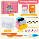Crochet Kit for Beginners - Cat Crochet Kit with Step-by-Step Video Tutorials, Learn to Crochet Kits for Adults and Kids, 4 PCS Crochet Animals Cat with Hat, Toy, Fish Crocheting Set by TinyTreasures Baby Boutique