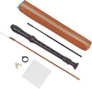 Recorder Instrument for Beginner Adults,8-Hole Soprano Descant Recorder Music Flute with Cleaning Rod & Case Bag For Home Entertainment(6-Woven Brown) by TinyTreasures Baby Boutique
