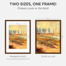 Homeforia 12x16 Picture Frame Brown, High End Dark Oak 12x16 Walnut Wood Poster Frame with Mat 9x12 Print, 12 x 16 Wooden Frame Matted to 9 x 12 Photo, 16x12 Frames, Tempered Glass, Wall Kit, Set of 1 by CozyNest Decor