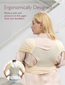 Momcozy Baby Carrier AirMesh - The Perfect Summer Sling for Newborns to Toddler 8-35 lbs - Cooling Fabric Baby Wrap, Lightweight, Ergonomic, and Easy to Wear, Beige by TinyTreasures Baby Boutique