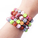 1600PCS Softball Sports Ball Polymer Clay Beads Charms for Friendship Bracelets Making Kit Cute Fun Beads DIY Arts Crafts Birthday Gifts for Kids Girls Softball Bead by TinyTreasures Baby Boutique