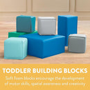 Toddler Building Blocks, Foam Blocks, Contemporary, 7-Piece by TinyTreasures Baby Boutique