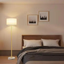 Floor Lamp for Living Room,Dimmable Gold Floor Lamp,Modern Standing Lamp with Marble Base,Tall Standing Lamp for Bedroom, Reading,Office & Kids' Room,LED Bulb Included(Gold) by CozyNest Decor