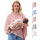 Momcozy Ultra-Light Nursing Cover for Breastfeeding, Soft Breathable Tencel™ Lyocell Fabric, Multi-Use Feeding Shawl, Newborn Essentials Must Haves(Pink) by TinyTreasures Baby Boutique