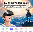 Orzly VR Headset Designed for Nintendo Switch & Switch OLED Console with Adjustable Lens for a Virtual Reality Gaming Experience and for Labo VR - Black - Gift Boxed Edition by TinyTreasures Baby Boutique