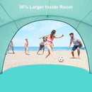 Gorich Beach Tent Sun Shelter with UPF50+ UV Protection for 3/4-5/6-7 Person, Lightweight & Portable Beach Shade Canopy with 2 Zippered Doors, Easy Setup Family Beach Umbrella by TinyTreasures Baby Boutique