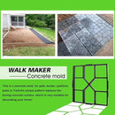Walk Maker Reusable Concrete Molds Paving Lawn Patio Yard DIY Walkway Pavement (Cross Square)… by GreenHaven Gardens