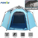 Portable Hexagon Kids Play Tent with LED Strip Lights Indoor Children Play House Easy Set-up Space Tent Dream Tent for Night.4-5 Person Birthday Gifts by TinyTreasures Baby Boutique