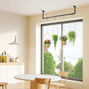 Plant Hanger Indoor, 34.2in Strong Load-Bearing Hanging Plant Holder, Window Plant Rod Black Metal Bar for Wall Ceiling Decor Shelves, 2 Pcs(Pot Chain & Plant Not Included) by GreenHaven Gardens