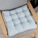 Tiita Chair Cushions 22"x22" Square Windows Pad for Adults Seating Pillows Set of 2, Green by CozyNest Decor