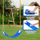 AGPTEK Toddler Swing Set, Heavy Duty Bucket Swing with Adjustable Rope, Toddler Cute Shape with 250 LB and 150 LB Capacity - Blue by TinyTreasures Baby Boutique