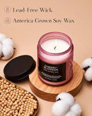 M&SENSE Cherry Blossom Scented Spring Candle, Best Smelling Stress Relief Aromatherapy Candle, 50 Hours 7.05oz Natural Soy Wax Romantic Candle Gifts for Women & Home Decor by CozyNest Decor