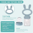 WAJIAYON Baby Breastmilk Popsicle Molds & Baby Fruit Feeder (3 Pack), Baby Food Freezer Tray Storage Containers, Silicone Teething Pacifier Feeder and Teether for Babies,Baby Feeder - Green by TinyTreasures Baby Boutique