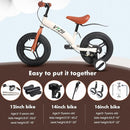 Balance Bike 2 in 1 with Pedals Brake Training Wheels Kickstand Pneumatic tyre,for Kids 2-7 Years Old,Kids Bike 12 14 16 inch by TinyTreasures Baby Boutique