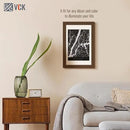 VCK 11x17 Picture Frame 3 Pack, Brown Wood Poster Frame with Exclusive Wood Grain, Wall Mounting Hanging by CozyNest Decor