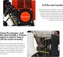 Weed Eater Gas Powered 52cc - 2 Cycle, 5 in 1 Grass Trimmer, Gas Hedge Trimmer, String Trimmer, Brush Cutter, Pole Saw with Extension Pole, Multi Functionallandscaping Tools & Equipmen Red by GreenHaven Gardens