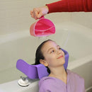 Shampoo Buddy Portable Hair Wash Basin for Children, Toddlers, Kids, Teens | Portable Shampoo Bowl for use on Bathtub or Sink (Purple) by TinyTreasures Baby Boutique