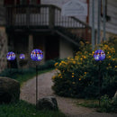 Afirst Solar Outdoor Garden Lights Decorative - Mosaic Solar Stakes Gazing Ball Waterproof Outdoor Lights Stakes for Pathway Yard Lawn Decoration(Multi) by CozyNest Decor
